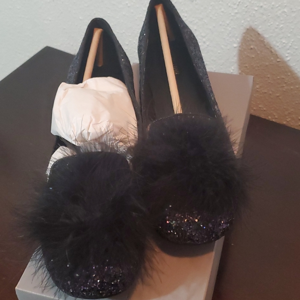 Beautiful black glitter ballerina slipper size 11m